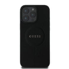 Guess Originální kryt GUESS hardcase Saffiano Classic Logo MagSafe GUHMP16LPSAHMCK for Apple iPhone 16 Pro , barva černá