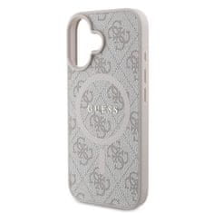 Guess Originální kryt GUESS hardcase 4G Ring Classic Logo MagSafe GUHMP16MG4GFRP for Apple iPhone 16 Plus , barva růžová