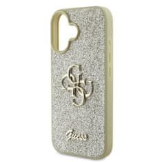 Guess Originální kryt GUESS hardcase Glitter Big 4G GUHCP16MHG4SGD for Apple iPhone 16 Plus , barva zlatá