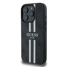 Guess Originální kryt GUESS hardcase 4G Printed Stripes MagSafe GUHMP16XP4RPSK for Apple iPhone 16 Pro Max , barva černá