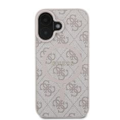 Guess Originální kryt GUESS hardcase 4G Ring Classic Logo MagSafe GUHMP16SG4GFRP for Apple iPhone 16 , barva růžová