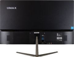 Umax All-in-One U-One 24AN Pro/ 23,8" IPS/ 1920x1080/ N100/ 8GB/ 128GB SSD/ HDMI/ 3x USB 3.2/ 2x USB 2.0/ W11 Pro/ černý