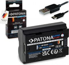 PATONA baterie pro foto Fuji NP-W235 2400mAh Li-Ion Platinum USB-C nabíjení