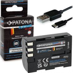 PATONA baterie pro foto Nikon EN-EL3E 2250mAh Li-Ion Platinum USB-C nabíjení