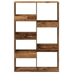 Vidaxl Knihovna old wood 100 x 33 x 155,5 cm kompozitní dřevo