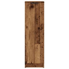 Vidaxl Botník old wood 29,5 x 35 x 100,5 cm kompozitní dřevo