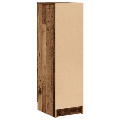 Vidaxl Botník old wood 29,5 x 35 x 100,5 cm kompozitní dřevo