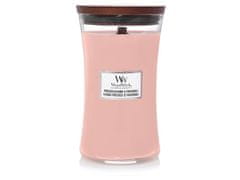 Woodwick Vonná svíčka s dřevěným knotem velká Pressed Blooms & Patchouli 609 g