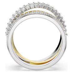 Swarovski Okouzlující bicolor prsten se zirkony Hyperbola 5689729 (Obvod 52 mm)