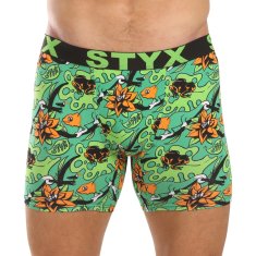 Styx Pánské boxerky long art sportovní guma tropic (UN1557) - velikost XXL