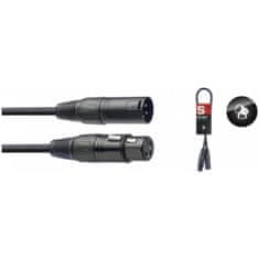 Stagg SDX0,5, DMX kabel 3-pin XLR/XLR, 0,5m