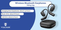 Viking Bezdrátová Bluetooth sluchátka V49