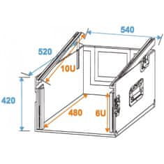 Roadinger Special Combi case 6HE