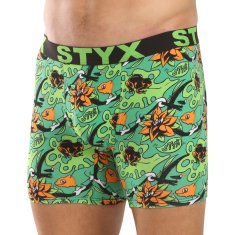 Styx Pánské boxerky long art sportovní guma tropic (UN1557) - velikost XXL