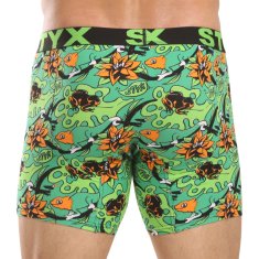 Styx Pánské boxerky long art sportovní guma tropic (UN1557) - velikost XXL