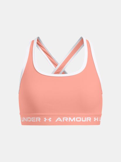 Under Armour Dívčí podprsenka G Crossback Mid Solid