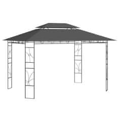 Vidaxl Altán 4 x 3 x 2,7 m antracitový 160 g/m²