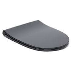 Vitra SENTO SLIM SEAT,soft closing, QR M.black 120-083R009 - Vitra