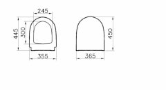 Vitra Sento sedátko soft-close, Duroplast 86-003-009 - Vitra