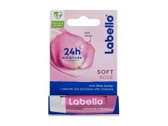 Labello Labello - Soft Rose 24h Moisture Lip Balm - For Women, 4.8 g 