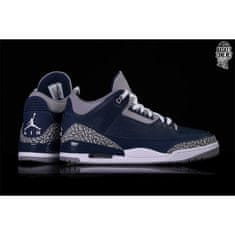 Nike Boty tmavomodré 40.5 EU Air Jordan 3 Retro Georgetown