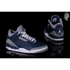 Nike Boty tmavomodré 40.5 EU Air Jordan 3 Retro Georgetown