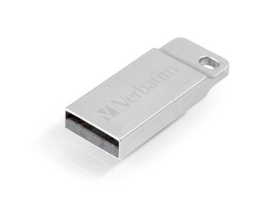 Verbatim 64GB USB Flash 2.0 METAL EXECUTIVE stříbrný P-blist