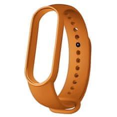 BStrap Silicone řemínek na Xiaomi Mi Band 5/6/7, orange