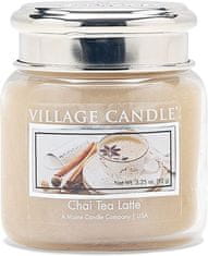 Village Candle Vonná svíčka ve skle Čaj s mlékem a skořicí (Chai Tea Latte) 92 g