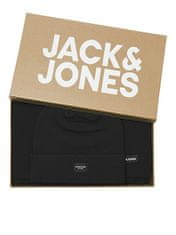 Jack&Jones Pánská sada - čepice a šála JACDNA 12102728 Black