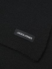 Jack&Jones Pánská sada - čepice a šála JACDNA 12102728 Black