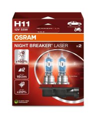 Osram OSRAM H11 12V 55W PGJ19-2 NIGHT BREAKER LASER plus 150procent více světla 2ks 64211NL-2HB