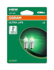 Osram OSRAM H6W 12V 6W BAX9s ULTRA LIFE 2ks blistr 64132ULT-2BL