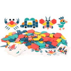 CAB Toys Kreativní puzzle mozaiky 180ks set