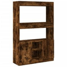 Petromila Skříň highboard kouřový dub 92 x 33 x 140 cm kompozitní dřevo