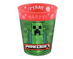 Párty plastový kelímek Pixel - Minecraft - 250 ml - 1 ks