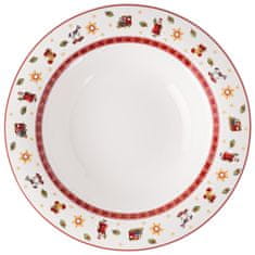 Villeroy & Boch Vánoční hluboký talíř TOY'S DELIGHT SPECIALS, bílý