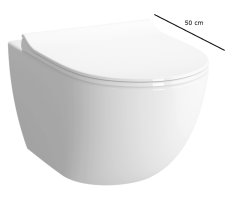 Vitra SENTO závěsné WC 50cm 4337-003-0075 - Vitra