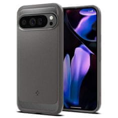 Spigen Silikonový obal na Google Pixel 9 PRO XL Spigen Rugged Armor Mramorově šedý