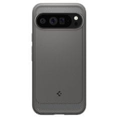 Spigen Silikonový obal na Google Pixel 9 PRO XL Spigen Rugged Armor Mramorově šedý