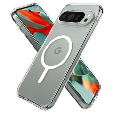 Spigen Kryt na Google Pixel 9 PRO XL Spigen Ultra Hybrid OneTap Ring MagSafe Bílý