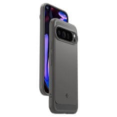 Spigen Silikonový obal na Google Pixel 9 PRO XL Spigen Rugged Armor Mramorově šedý