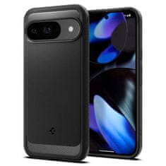 Spigen Silikonový kryt na Google Pixel 9 / 9 PRO Spigen Rugged Armor Matně černý