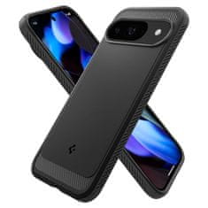 Spigen Silikonový kryt na Google Pixel 9 / 9 PRO Spigen Rugged Armor Matně černý