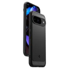 Spigen Silikonový kryt na Google Pixel 9 / 9 PRO Spigen Rugged Armor Matně černý