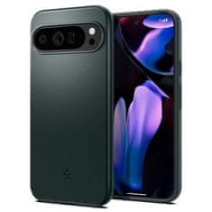 Spigen Silikonový kryt na Google Pixel 9 PRO XL Spigen Thin Fit Abysální zelený