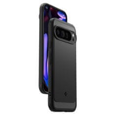 Spigen Silikonový obal na Google Pixel 9 PRO XL Spigen Rugged Armor Matně černý