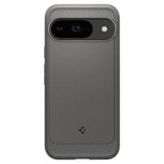 Spigen Silikonový kryt na Google Pixel 9 / 9 PRO Spigen Rugged Armor Mramorově šedý