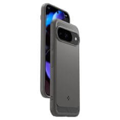 Spigen Silikonový kryt na Google Pixel 9 / 9 PRO Spigen Rugged Armor Mramorově šedý