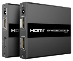 PremiumCord HDMI KVM extender s USB na 60m přes jeden kabel Cat5/6, bez zpoždění